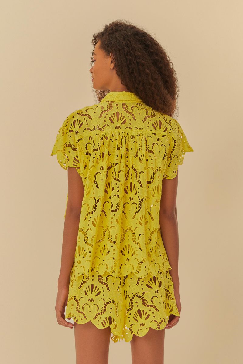 Camisa Artesanal Laise Concha