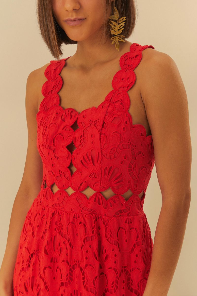 Vestido Cropped Laise Concha