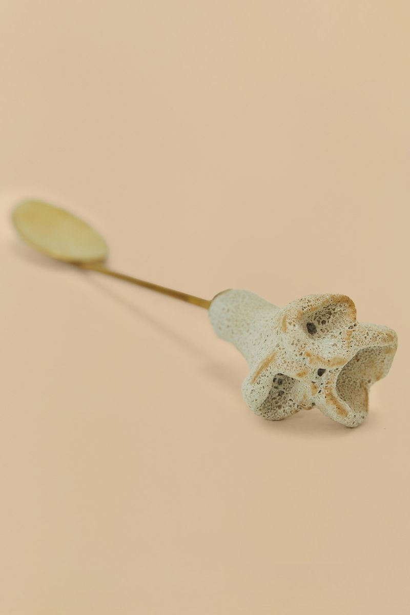 Colher Coral Cerâmica