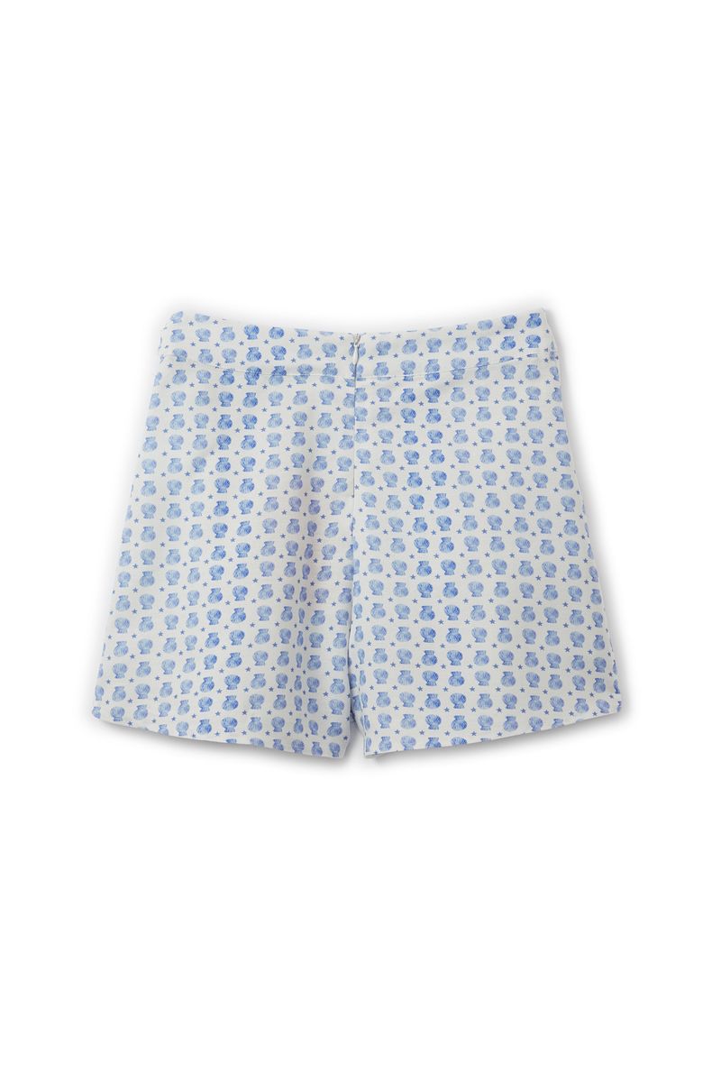 Short Saia Concha Estrelas