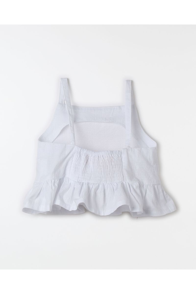 Top Liso Babado