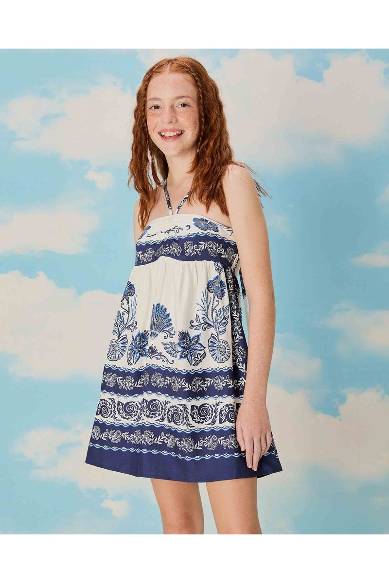 Vestido Jardim De Conchas