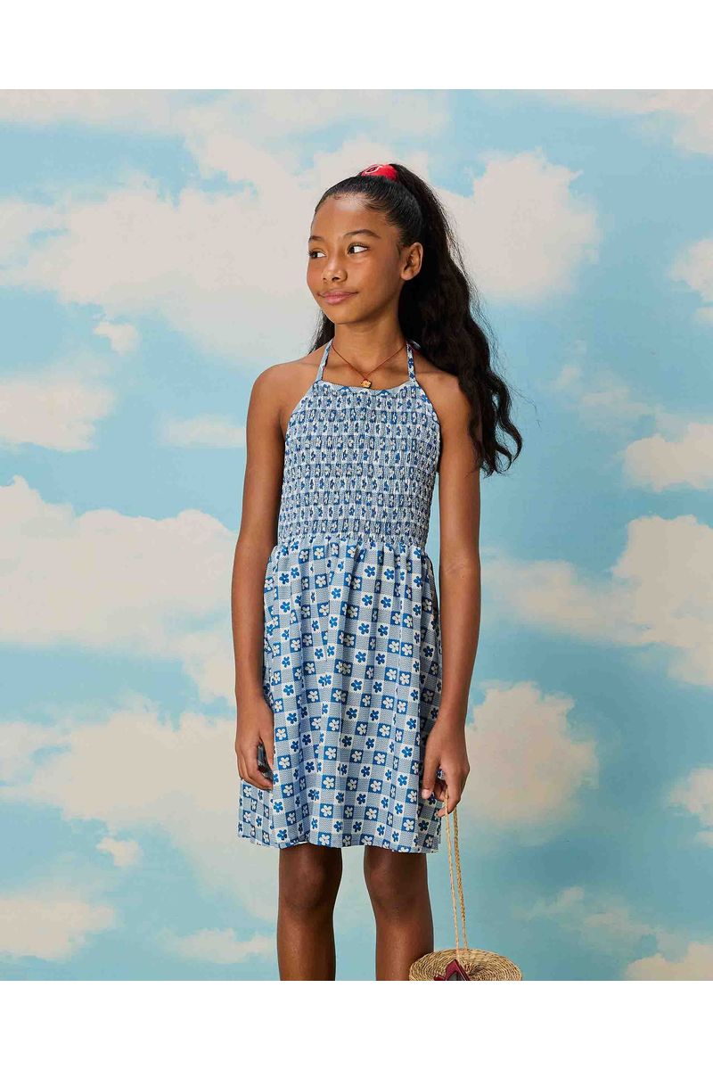 Vestido Toalha Florida