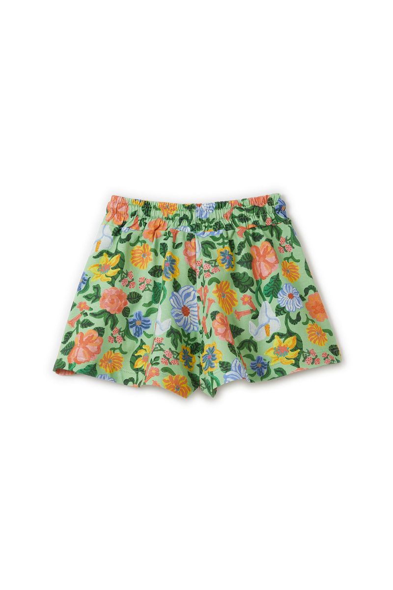 Short Malha Floresceu
