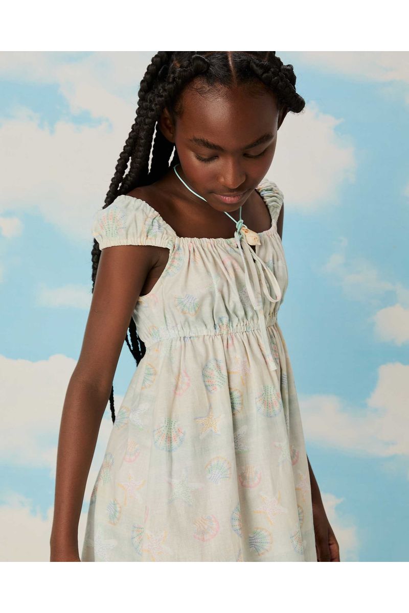 Vestido Fundo Do Mar