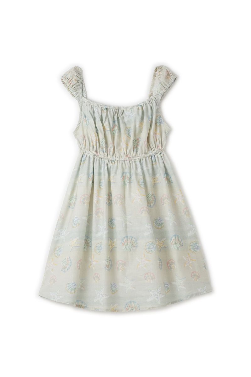 Vestido Fundo Do Mar