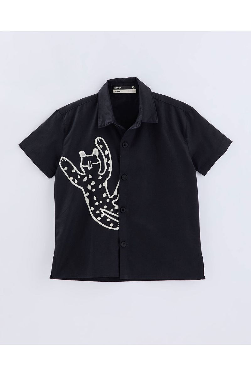 Camisa Bordado Onca