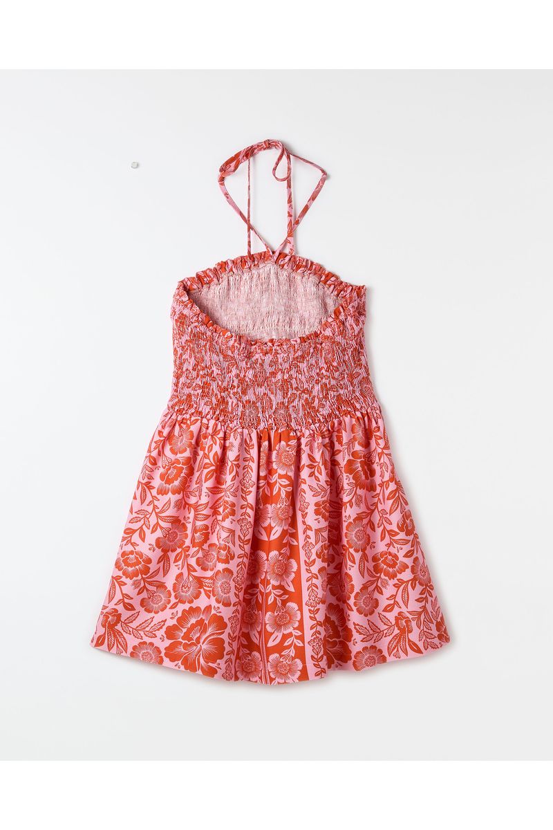 Vestido Jardim Romance Rosa