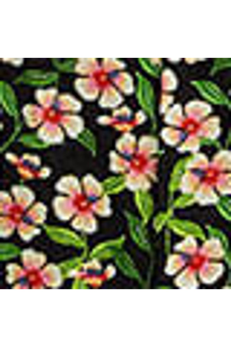 Macaquinho Malha Hibiscos Mini