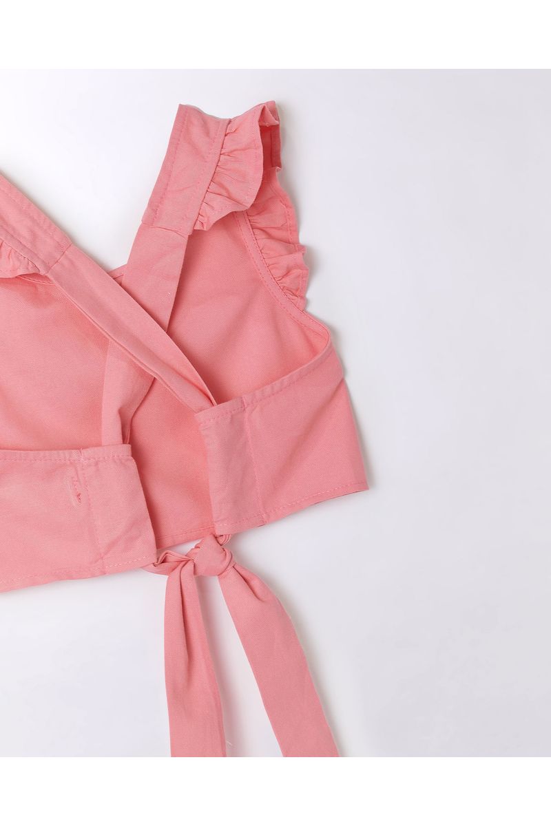 Top Cropped Lacinho Liso