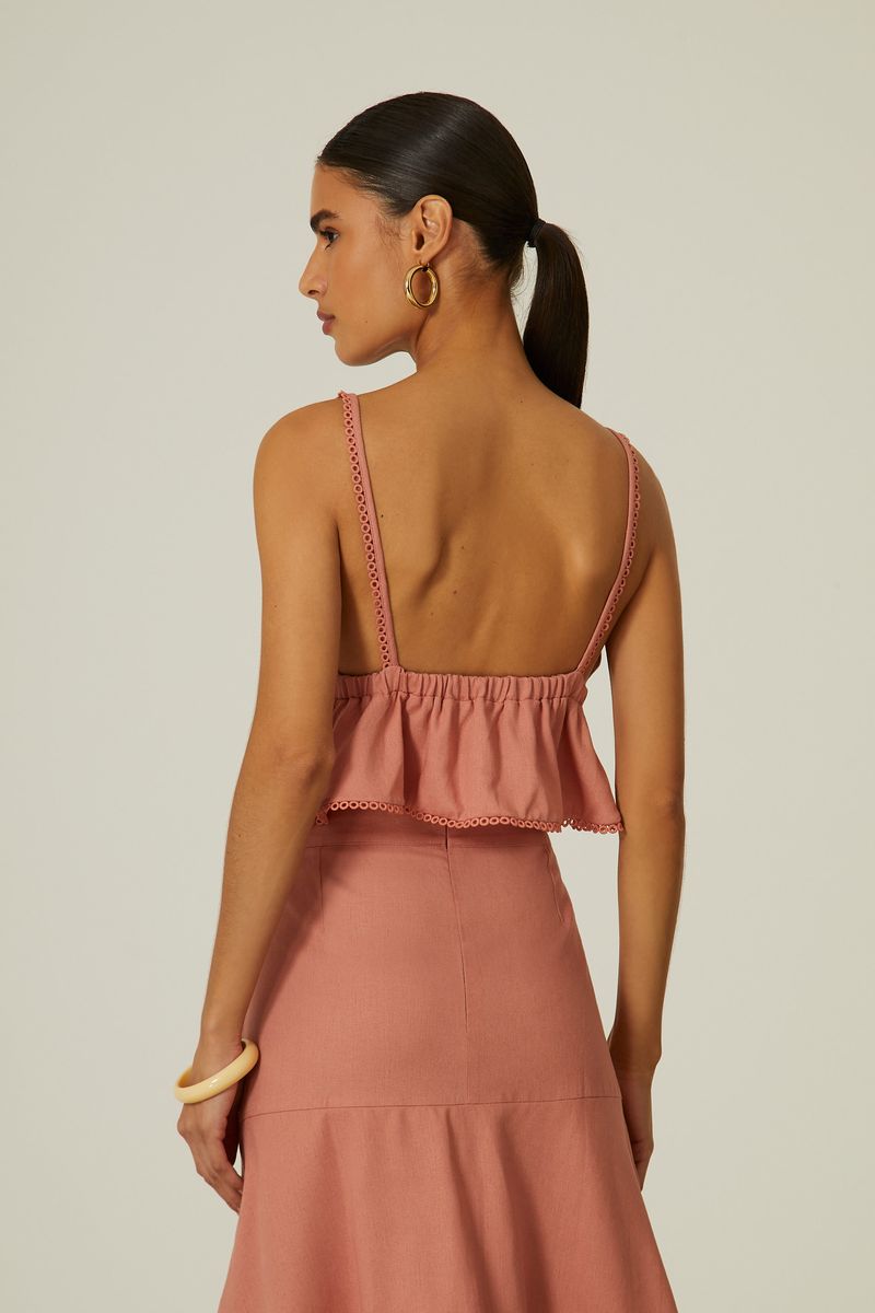 Cropped Detalhe Renda