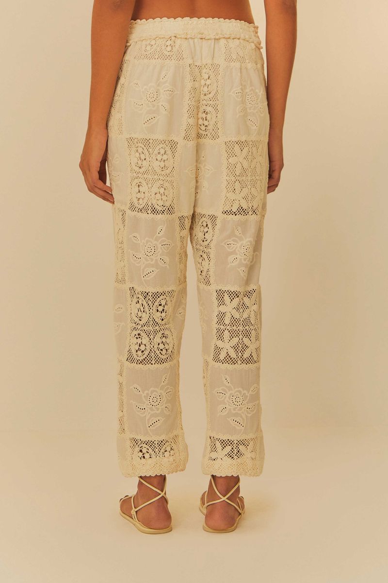 Calça Artesanal Renda