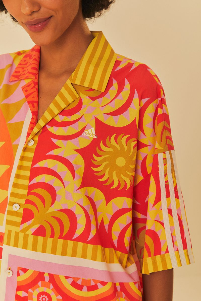 Camisa Adidas Solar Kaleidoscope Rosa