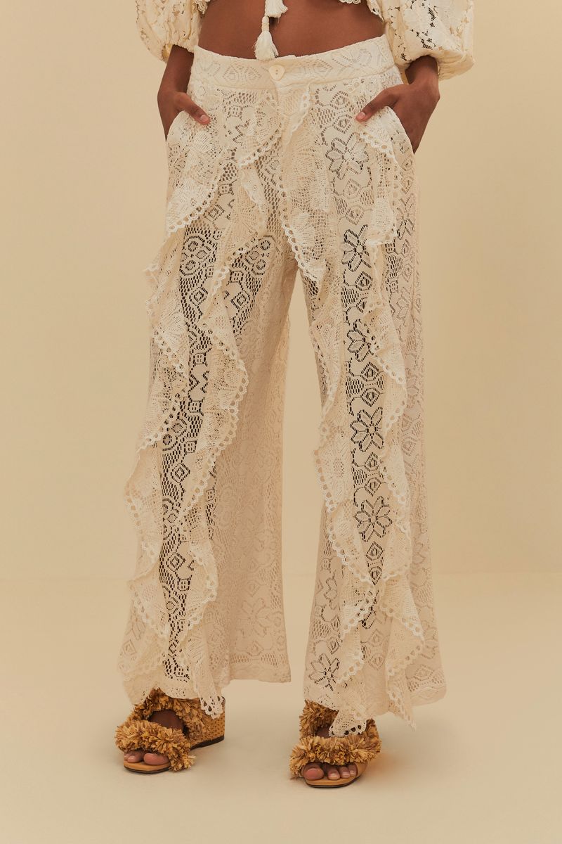 Calça Renda Floral Valentina