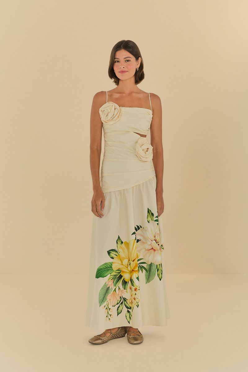 Vestido Alça Floral Camille