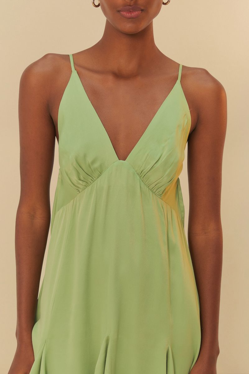 Vestido Nesgas Alcinhas