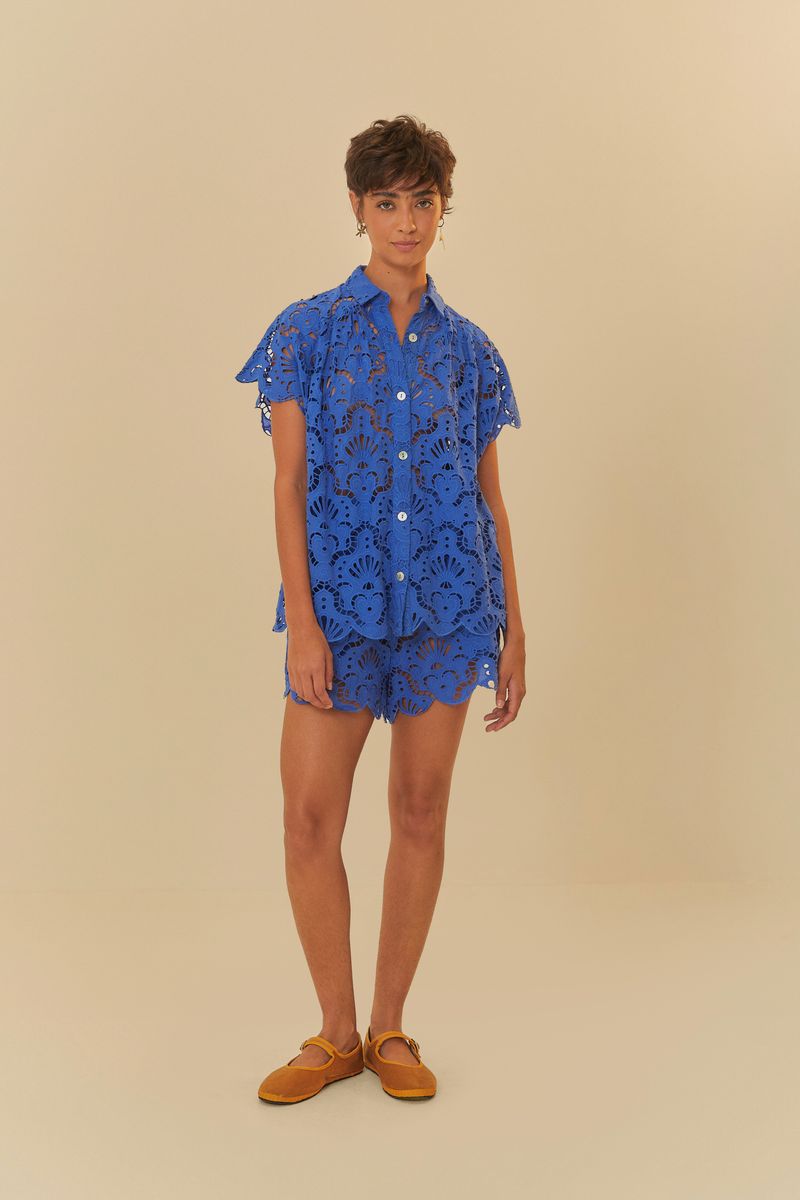Short Artesanal Laise Concha