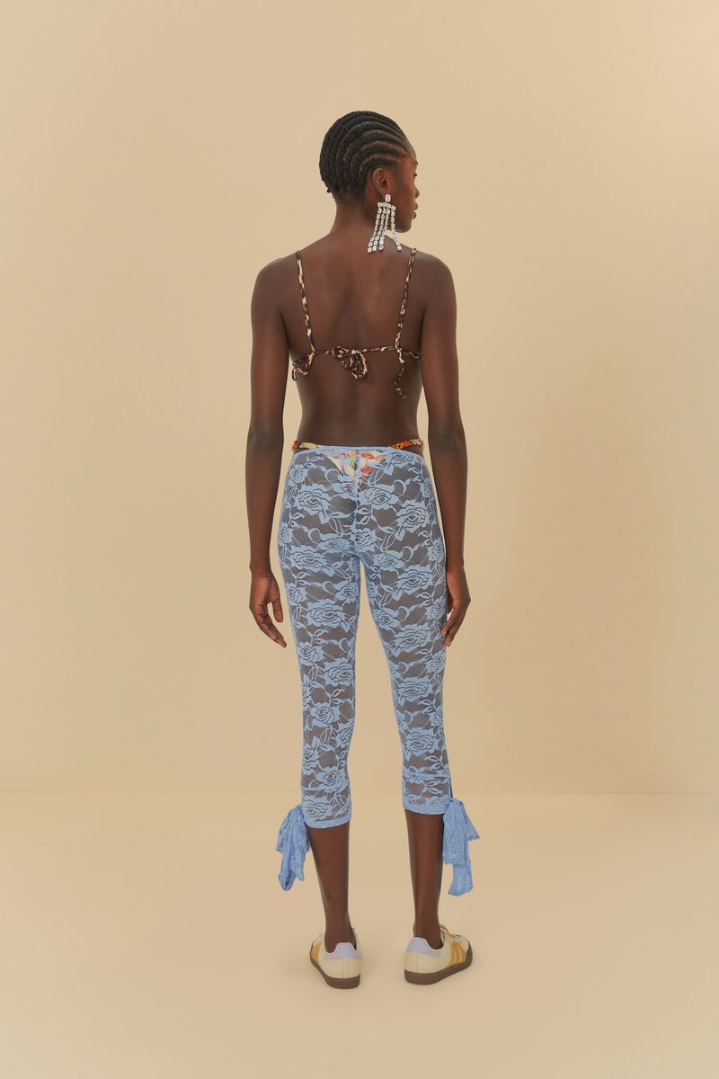 Calça Corsário Meiota Renda Laço
